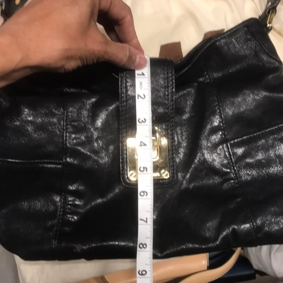 Michael Michael Kors Black Flap Over Shoulder Bag - Picture 12 of 16